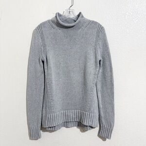 J. Crew Gray Turtleneck Sweater